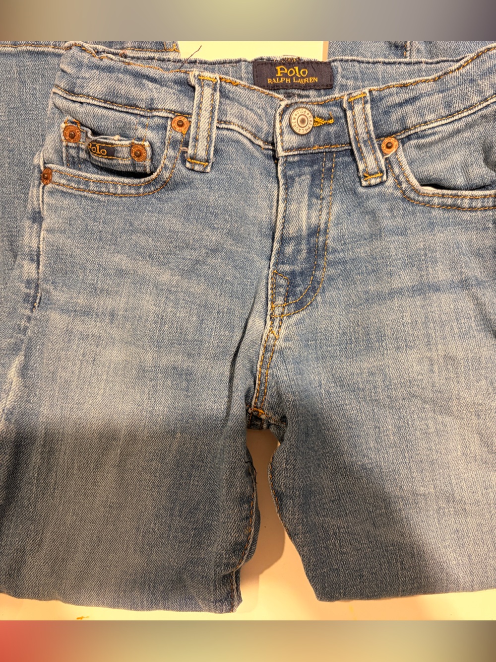 Polo by Ralph Lauren Light Wash Boot Cut Boys Jeans
